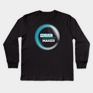 Music Maker, Beatmaker Kids Long Sleeve T-Shirt